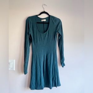Hollister green mini dress